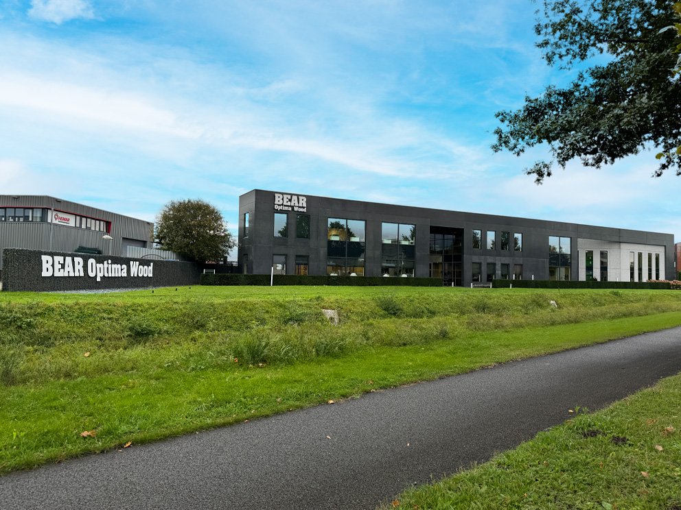 Voorzijde van het bedrijf